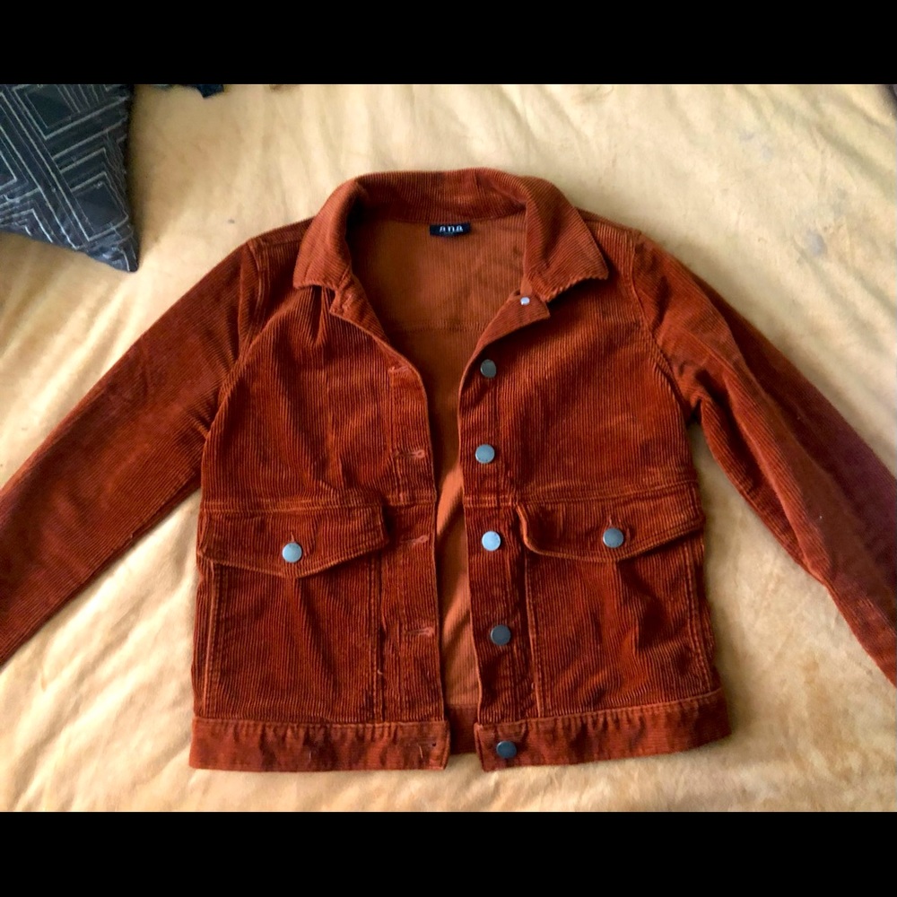 A.N.A. Burnt Sienna / Rust Corduroy Jacket